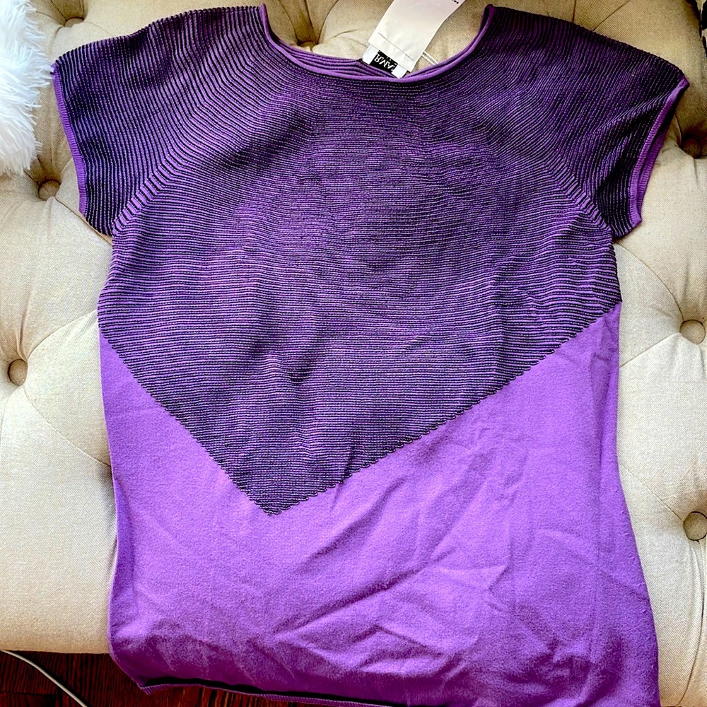 Armani Collezioni purple pullover